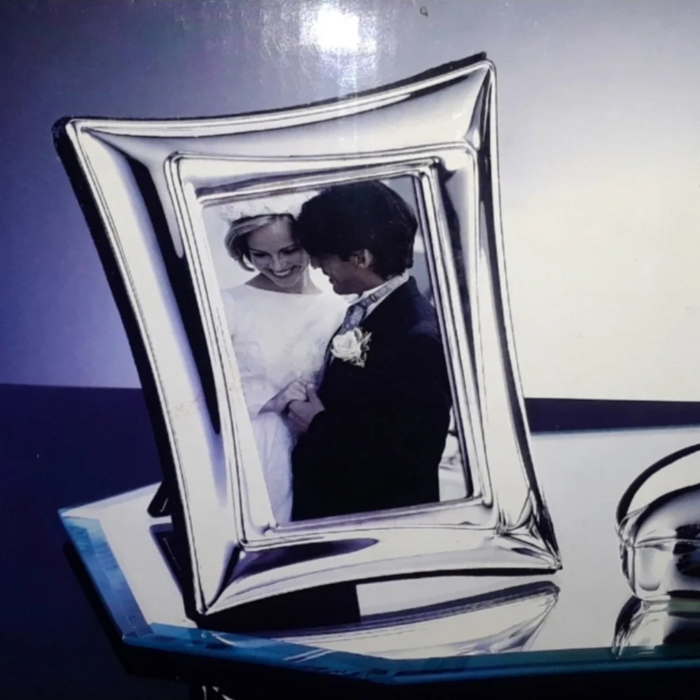 Silver Plated Four Piece Vanity Set
